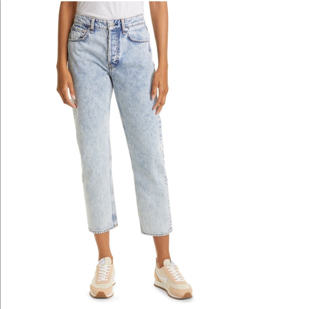 NWT Rag & Bone Maya High Waist Ankle Slim Straight Leg Jeans, Size 28